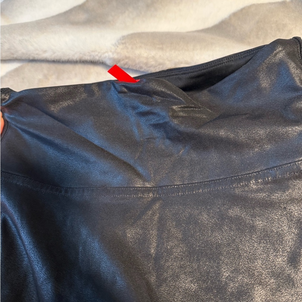 Spanx Shiny Black leggings